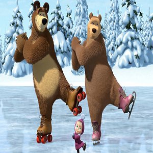 Masha and the Bear Ice Dance