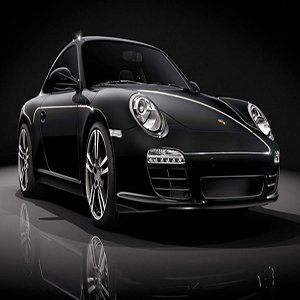 Porsche Black Beauty Car