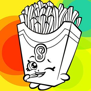 Shopkins Fiona Coloring